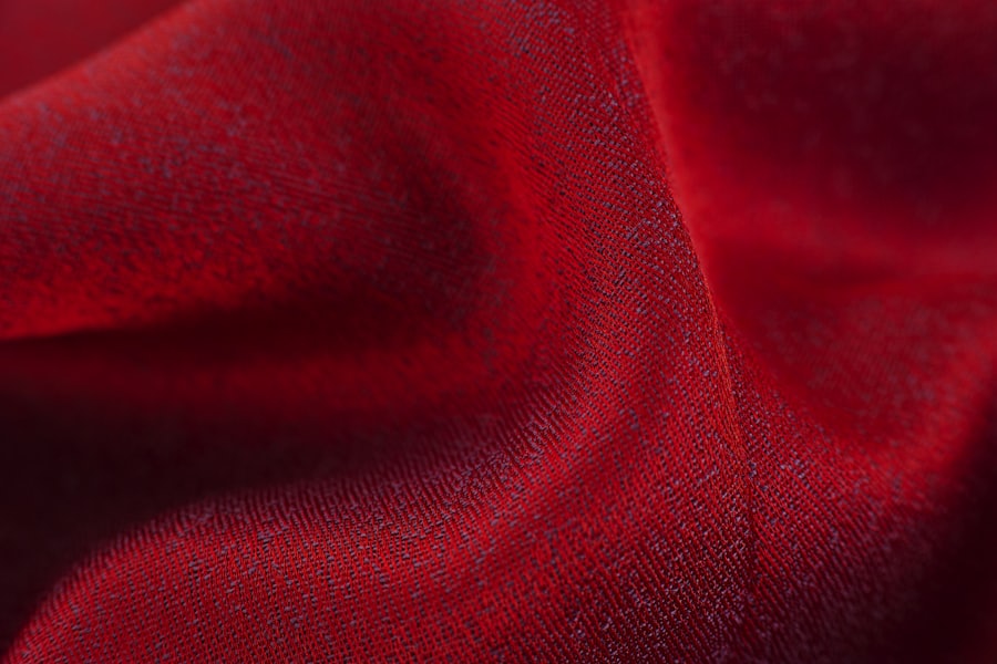 Close-up of richly dyed textile